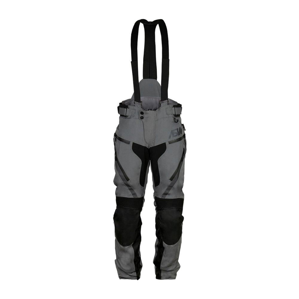 Calça Asw Tsunami Impermeável Big Trail Moto Motociclismo - Cinza E Preto - Xl