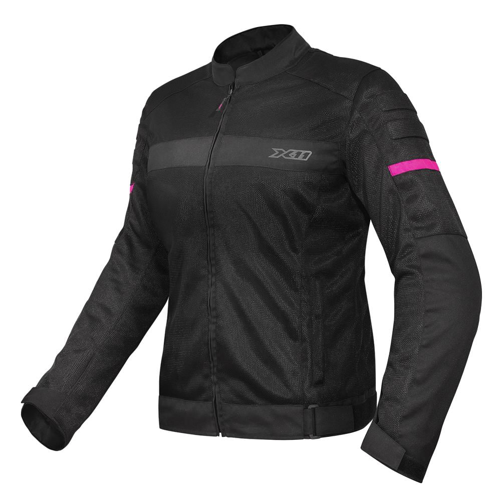 Jaqueta Feminina X11 Super Air Ventilada Moto Mulher  - Preto - Gg