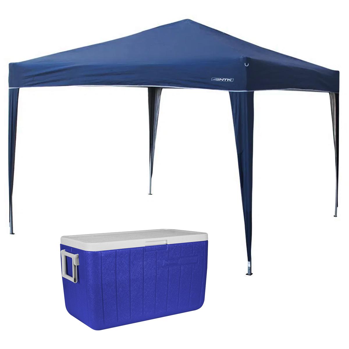 Kit Praia Tenda Gazebo Trixx Nautika 3metros + Caixa Térmica