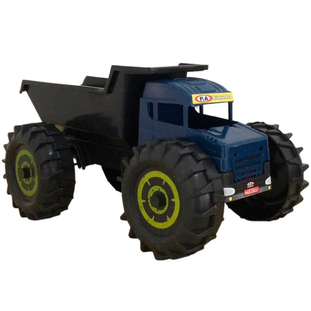 Caminhão Brinquedo Infantil Caminhãozinho 4x4 Azul