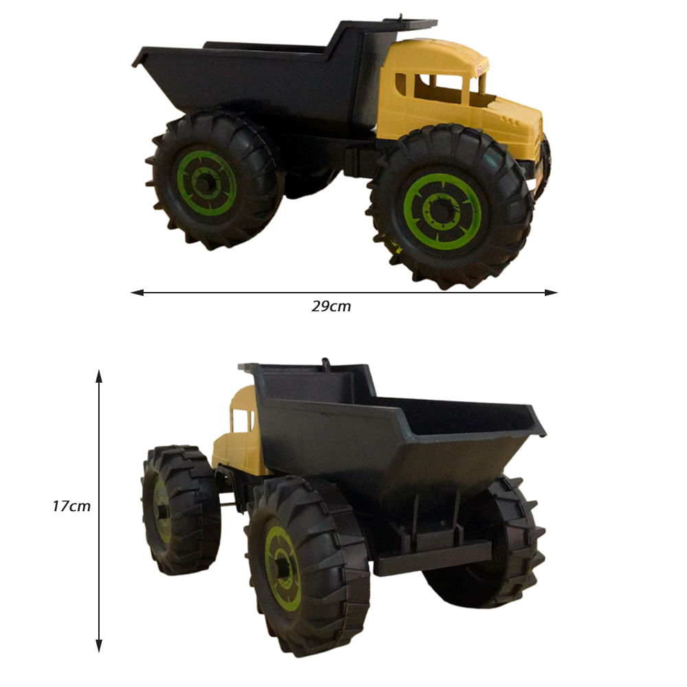 Caminhão Brinquedo Infantil Caminhãozinho 4x4 Amarelo - Carrefour