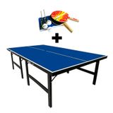 Mesa De Ping Pong Mdf 18mm 1019 Klopf + Kit Suporte, Rede, Bolinhas 5030