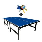 Mesa De Ping Pong Mdf 18mm 1019 Klopf + Kit Suporte, Rede, Bolinhas 5031