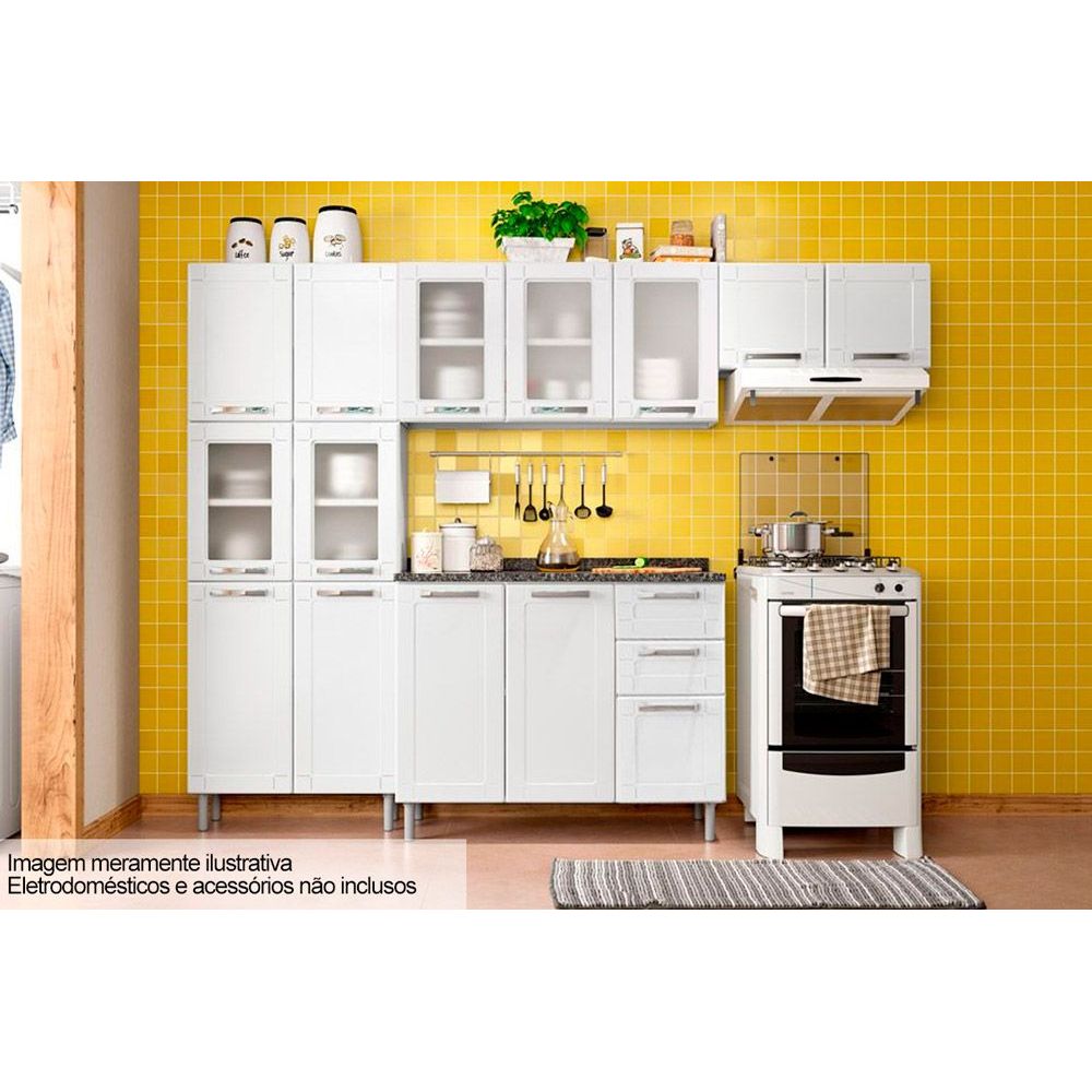 Conjunto Cozinha Bertolini Múltipla 4 Peças Z93 Branco