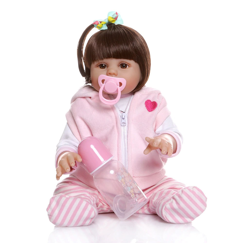 Boneca Menina Bebê Reborn Porquinho Realista 100%Silicone em Promoção na  Americanas
