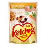 Ração Úmida Keldog Sachê Frango, Ervilha E Cenoura - 100 G