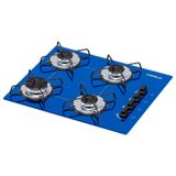 Cooktop 4 Bocas Chamalux Ultra Chama - Azul