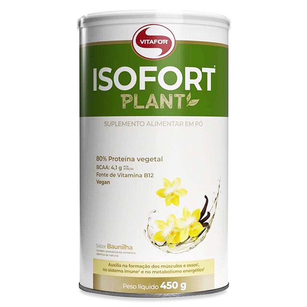 Isofort Plant Vitafor- Proteína Isolada 450g Baunilha