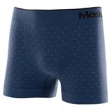 Cueca Boxer Microfibra Sem Costura - Azul Jeans Escuro - M