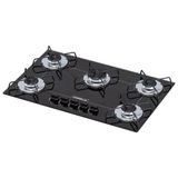 Cooktop 5 Bocas Chamalux Ultra Chama - Preto