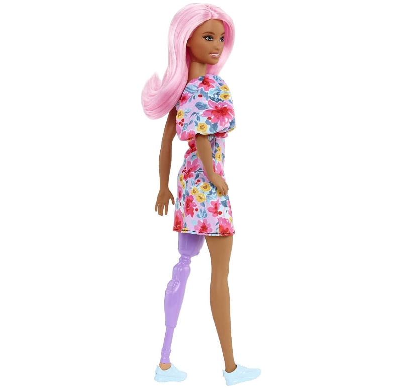 Comprar Boneca Barbie Fashionista vestido às riscas de Mattel