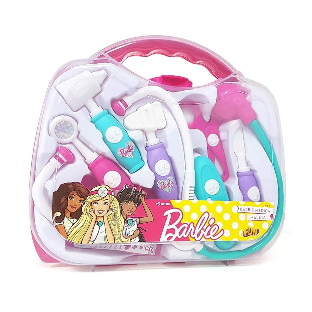 Kit Maleta Medica Da Barbie Fun