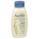 Sabonete Líquido Corporal Para Alívio Da Pele Aveeno Active Naturals Sem Fragrância 12 Onças Da Aveeno (pacote Com 4)