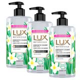 Kit 3 Sabonetes Líquido Lux Botanicals Capim-limão &amp; Frangipani 500ml