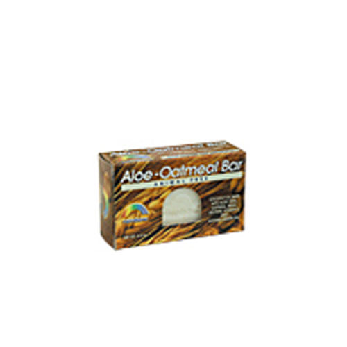 Sabonete Em Barra Aloe-oatmeal, 4 Oz Da Rainbow Research (pacote Com 4)