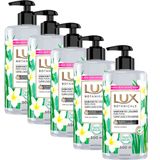 Kit 5 Sabonetes Líquido Lux Botanicals Capim-limão &amp; Frangipani 500ml