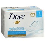 Barras De Banho Esfoliantes Dove Gentle 8 Oz Da Dove (pacote Com 2)