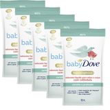 Kit 5 Refil Sabonete Líquido Baby Dove Carinho E Proteção 180ml