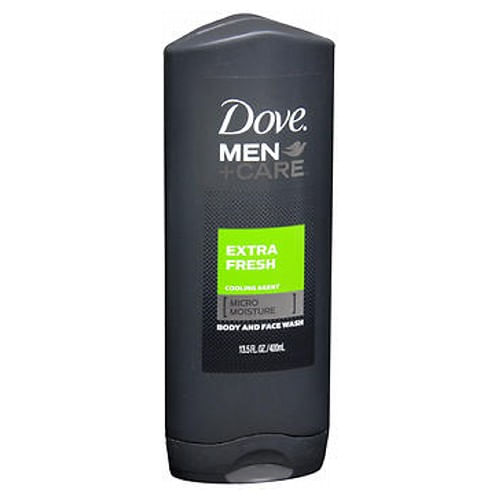 Dove Men + Care Men+care Body And Face Wash Extra Fresh 13,5 Oz Da Dove (pacote Com 6)