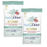 Kit 2 Refil Sabonete Líquido Baby Dove Carinho E Proteção 180ml