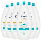 Kit Sabonete Líquido Para As Mãos Dove Antibacteriano Cuida &amp; Protege Elimina Até 99,9% Das Bactérias 250ml 6 Unidades