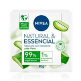 Sabonete Em Barra Nivea Natural &amp; Essencial Aloe Vera 90g