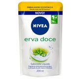 Sabonete Liquido Nivea Creme Erva Doce Refil 200ml