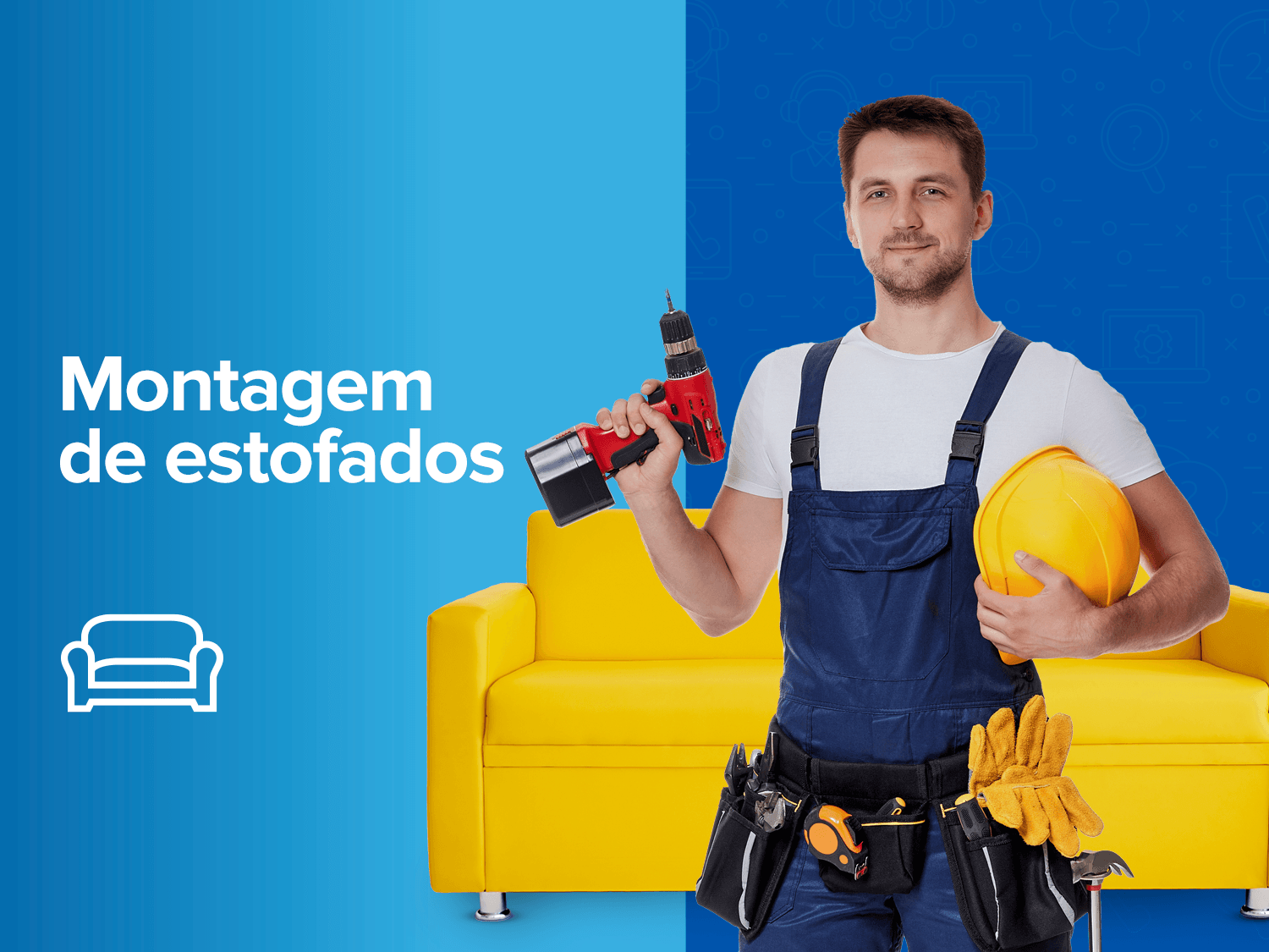 Montagem de estofados