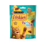 Petisco Nestlé Purina Friskies Party Mix Camarão, Salmão E Atum Para Gatos Adultos - 40 G