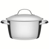 Caçarola Funda Tramontina Allegra Em Aço Inox Com Fundo Triplo 20 Cm 3,1 L 62654201