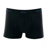 Cueca Boxer Mash Masculina Modal Elástico Confortável Preto 02 Gg