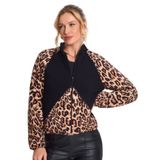 Jaqueta Feminina Estampada Endless Marrom P