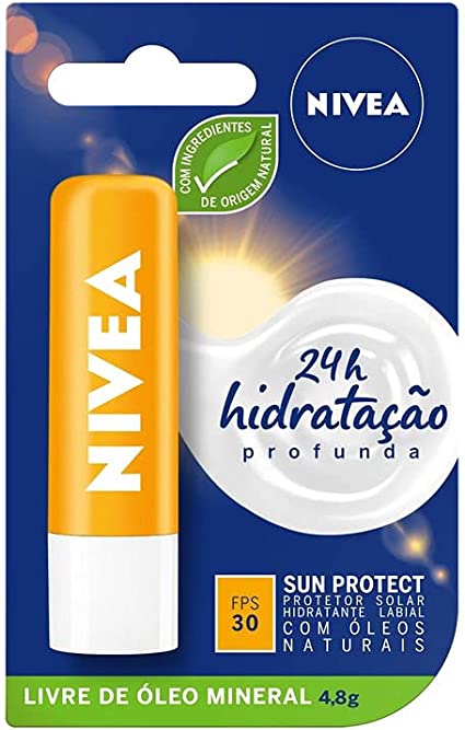 Nivea Protetor Solar Hidratante Labial Fps 30 Sun Protect