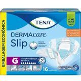 Fralda Geriátrica Tena Dermacare Slip G Com 16 Unidades