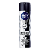 Desodorante Nivea Men Aerosol Invisible For Black White 150ml