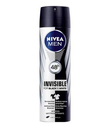 Desodorante Nivea Men Aerosol Invisible For Black White 150ml