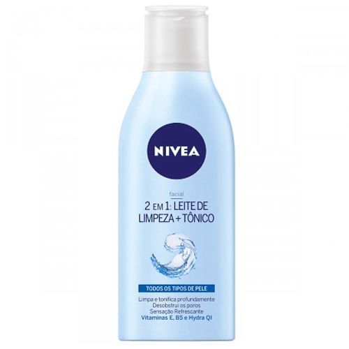 Leite De Limpeza + Tônico Nivea Visage 2 Em 1 - 200ml