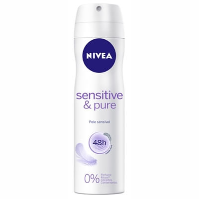 Desodorante Aerosol Nivea Sensitive &amp; Pure 150ml