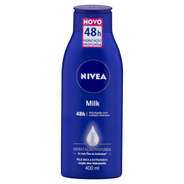 Loção Hidratação Profunda Nivea Milk Cuidado Intensivo 400ml