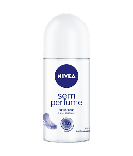 Desodorante Rollon Nivea Sensitive Sem Perfume 50ml