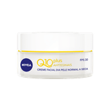 Creme Facial Nivea Q10 Fps 30 Dia Plus Antissinais 52g