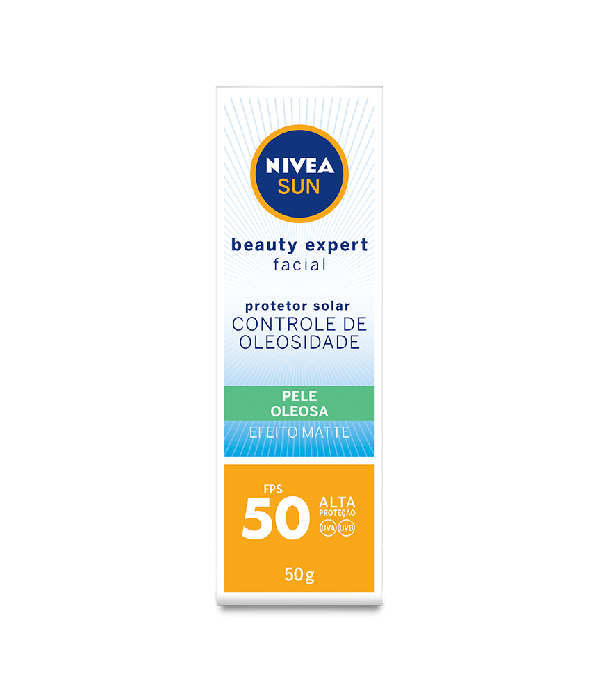 Protetor Solar Nivea Sun Beauty Expert Fps 50 Antioleosidade 50g