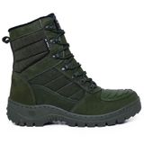 Bota Motociclista Resister - Couro Nobuck Verde Tam.43 - mboots