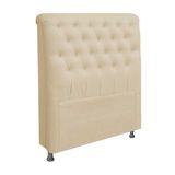 Cabeceira Paris Para Cama Box Queen 160 Cm Corino Bege 2504