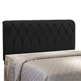 Cabeceira Miami Cama Box Queen 160 Cm Suede Preto Amassado