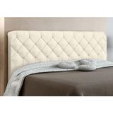 Cabeceira Paris Cama Box King 195 Cm Suede Amassado Bege