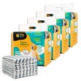 Kit 4Pcts Tapete Higiênico Super Premium p/Cães Gift4Pet com 120 un