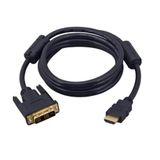 Cabo Hdmi 1.4 Macho X Dvi 24 1 Macho com Filtro 1,80 Metros