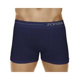 Cueca Boxer Zorba Microfibra Side P Marinho