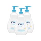 Kit 3 Sabonetes Líquido da Cabeça aos Pés Baby Dove Hidratação Enriquecida 400ml